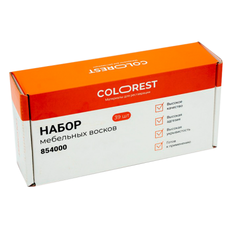 Набор мягких мебельных восков ColoRest (39 шт.) Древесные оттенки